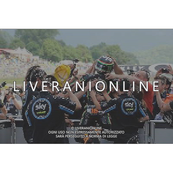 04.06.2017.Circuito Internazionale del Mugello.Scarperia, Italia. Moto3 Podio. Andrea Migno. FOTO G.PIAZZOLLA-AG ALDO LIVERANI SAS