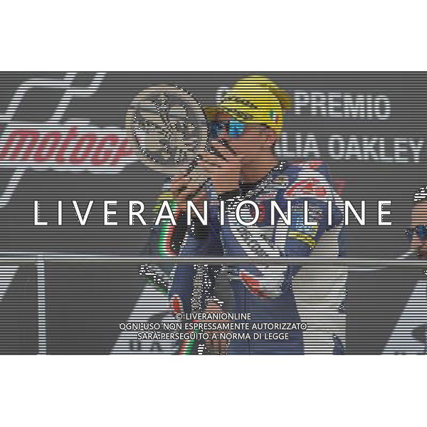 04.06.2017.Circuito Internazionale del Mugello.Scarperia, Italia. Moto3 Podio.fabio Di Giannantonio. FOTO G.PIAZZOLLA-AG ALDO LIVERANI SAS
