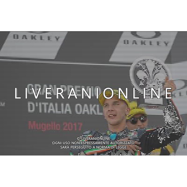 04.06.2017.Circuito Internazionale del Mugello.Scarperia, Italia. Moto3 Podio. Andrea Migno. FOTO G.PIAZZOLLA-AG ALDO LIVERANI SAS