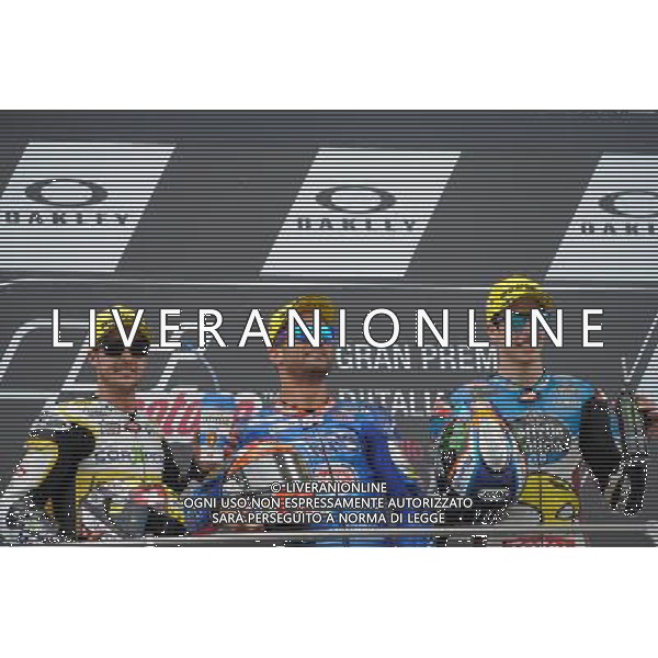04.06.2017. Circuito Internazionale del Mugello. Moto2 podio. FOTO G.PIAZZOLLA-AG ALDO LIVERANI SAS