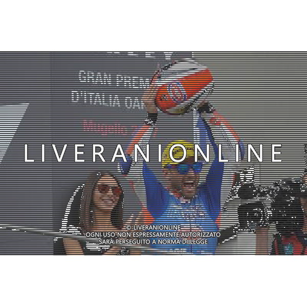 04.06.2017. Circuito Internazionale del Mugello. Moto2 podio. FOTO G.PIAZZOLLA-AG ALDO LIVERANI SAS