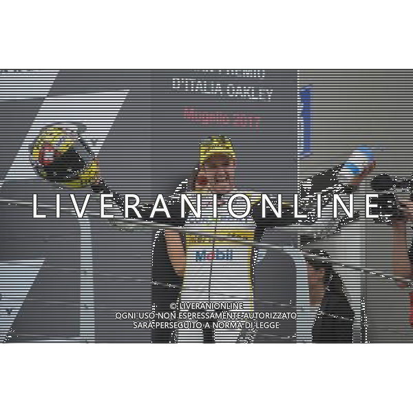 04.06.2017. Circuito Internazionale del Mugello. Moto2 podio. FOTO G.PIAZZOLLA-AG ALDO LIVERANI SAS