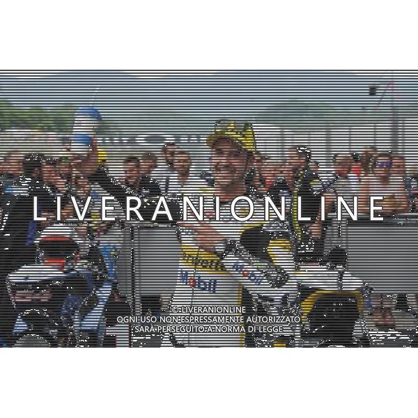 04.06.2017. Circuito Internazionale del Mugello. Moto2 podio. FOTO G.PIAZZOLLA-AG ALDO LIVERANI SAS