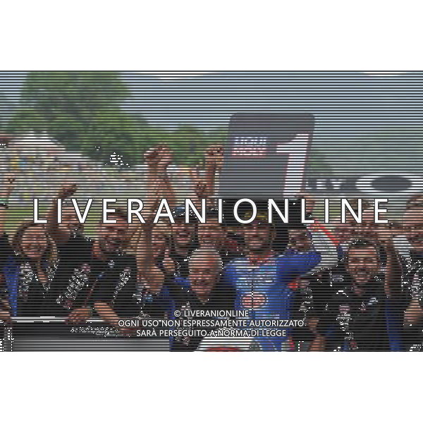 04.06.2017. Circuito Internazionale del Mugello. Moto2 podio. FOTO G.PIAZZOLLA-AG ALDO LIVERANI SAS
