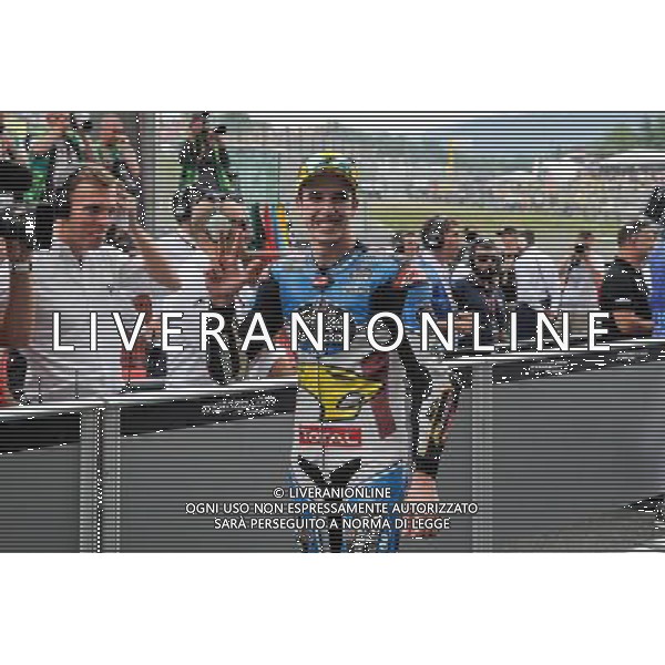 04.06.2017. Circuito Internazionale del Mugello. Moto2 podio. FOTO G.PIAZZOLLA-AG ALDO LIVERANI SAS