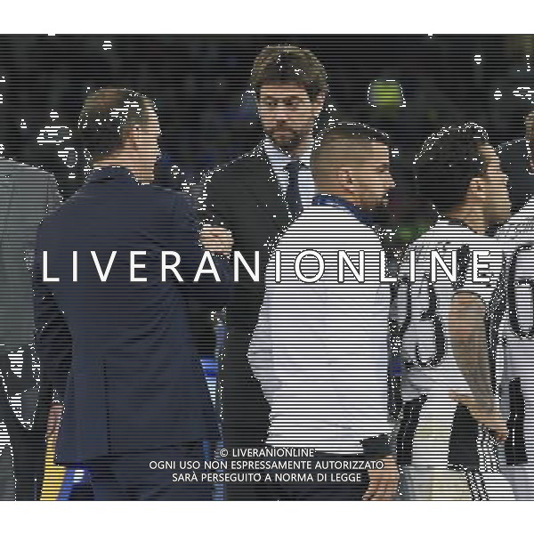 UEFA Champions League 2016/2017 Finale Cardiff (Galles) - 03.06.2017 Juventus-Real Madrid Nella Foto:Allegri Massimiliano e Andrea Agnelli /Ph.Vitez-Ag. Aldo Liverani