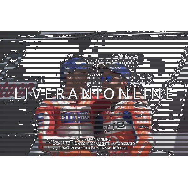 04.06.2017.Circuito Internazionale del Mugello. Scarperia, Italia.Andrea Dovizioso e Daniolo Petrucci. FOTO G.PIAZZOLLA-AG ALDO LIVERANI SAS