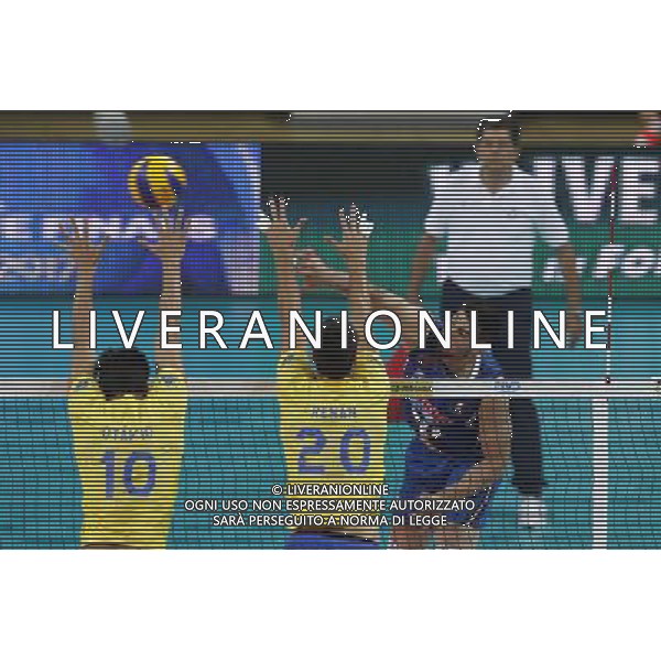 Pesaro - FIVB World League Pool A1 04/06/2017 Italia - Brasile nella foto: LANZA OTAVIO RENAN ©Claudio Zamagni/Agenzia Aldo Liverani LANZA OTAVIO RENAN during FIVB World League volleyball pool A1 match between Italy and Brazil at Adriatic Arena on June 04, 2017 in Pesaro Photo credit Claudio Zamagni/Aldo Liverani Photo Agency