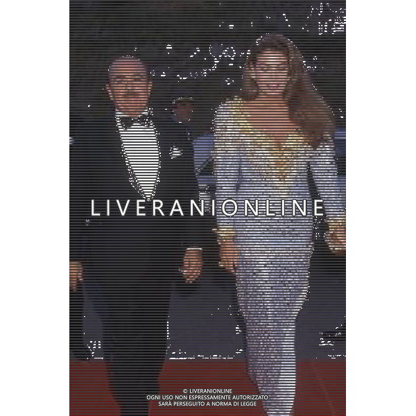 Lo Sceicco Adnan Khashoggi (Kashoggi) imprenditore saudita - Retrospettiva nella foto con la moglie nel 1991 ©ARCHIVIO / AGENZIA ALDO LIVERANI SAS
