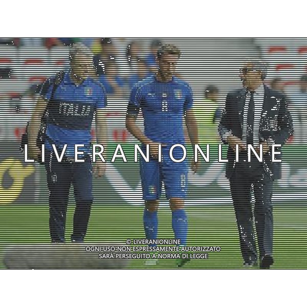 Amichevole Nizza (Francia) - 07.06.2017 Italia-Uruguay Nella Foto: claudio marchisio lascia il campo infortunato /Ph.Vitez-Ag. Aldo Liverani