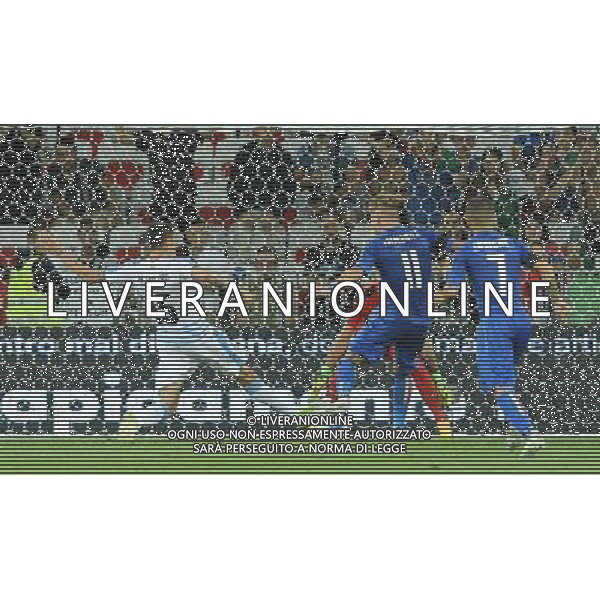 Amichevole Nizza (Francia) - 07.06.2017 Italia-Uruguay Nella Foto: occasione di ciro immobile anticipato da vecino /Ph.Vitez-Ag. Aldo Liverani