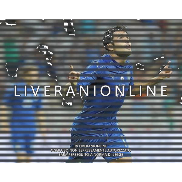 Amichevole Nizza (Francia) - 07.06.2017 Italia-Uruguay Nella Foto:eder esultanza dopo il gol /Ph.Vitez-Ag. Aldo Liverani