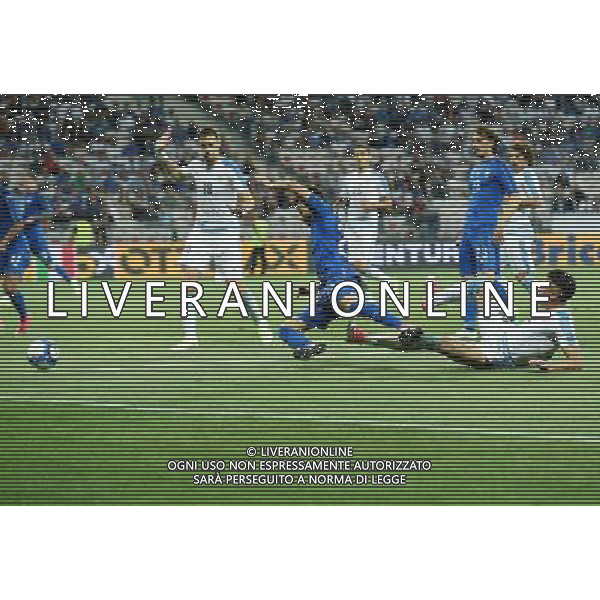 Amichevole Nizza (Francia) - 07.06.2017 Italia-Uruguay Nella Foto:fallo del rigore di gimenez su el shaarawy /Ph.Vitez-Ag. Aldo Liverani