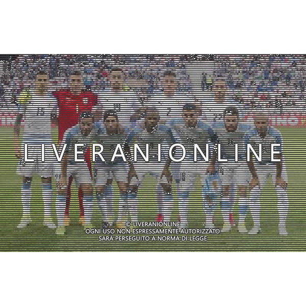 Amichevole Nizza (Francia) - 07.06.2017 Italia-Uruguay Nella Foto:Uruguay Squadra Formazione Muslera,Pereira,Gimenez,Coates,Caceres,Sanchez,Nandez,Vecino,Gonzales,Urretaviscaya,Rolan /Ph.Vitez-Ag. Aldo Liverani