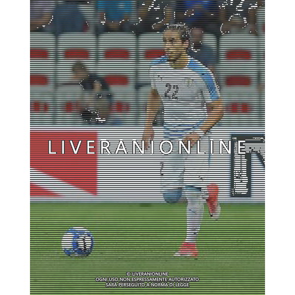 Amichevole Nizza (Francia) - 07.06.2017 Italia-Uruguay Nella Foto:Caceres Martin /Ph.Vitez-Ag. Aldo Liverani