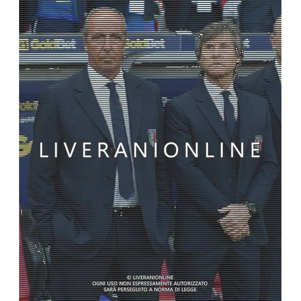 Amichevole Nizza (Francia) - 07.06.2017 Italia-Uruguay Nella Foto:Ventura Gian Piero e Oriali Gabriele /Ph.Vitez-Ag. Aldo Liverani