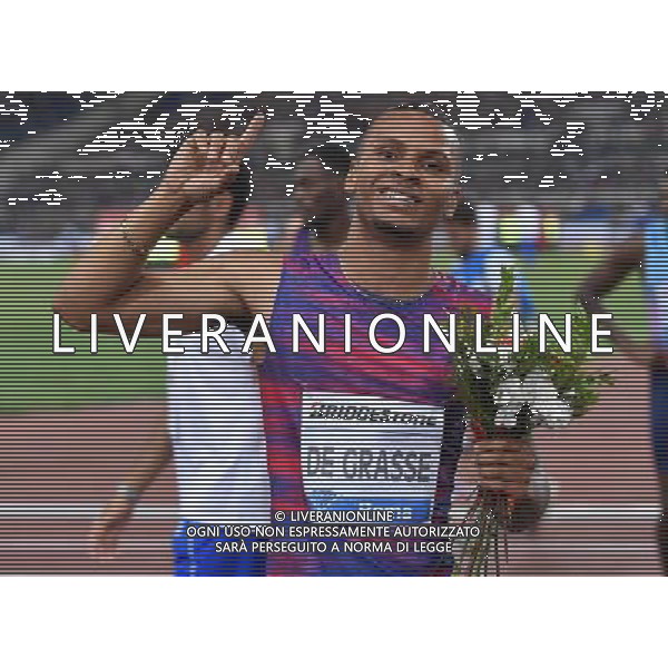Golden Gala Pietro Mennea di Atletica 2017 Roma - 08.06.2017 Nella Foto:De Grasse Andre /Ph.Vitez-Ag. Aldo Liverani