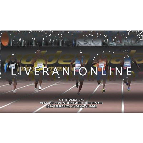 Golden Gala Pietro Mennea di Atletica 2017 Roma - 08.06.2017 Nella Foto:RODGERS Michael, VICAUT Jimmy, BAKER Ronnie, MEITE Ben Youssef, BROWN Aaron /Ph.Vitez-Ag. Aldo Liverani