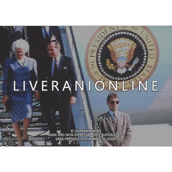 GEORGE E BARBARA BUSH 1987 FOTO ARCHIVIO GIOVANNI LIVERANI/AG. ALDO LIVERANI