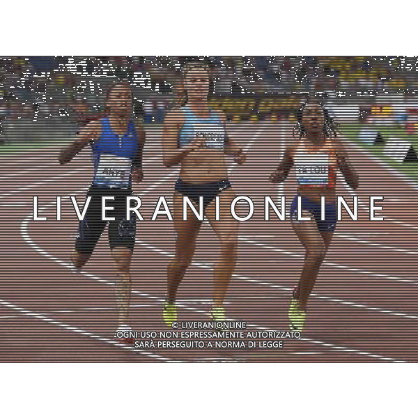 Golden Gala Pietro Mennea di Atletica 2017 Roma - 08.06.2017 Nella Foto:SCHIPPERS Dafne, TA LOU Marie-Josee, AHYE Michelle-Lee /Ph.Vitez-Ag. Aldo Liverani