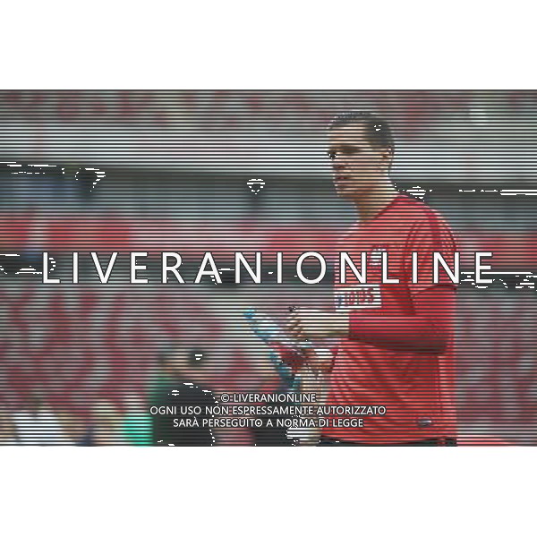 09.06.2017 WARSZAWA PGE STADION NARODOWY PILKA NOZNA (FOOTBALL) OFICJALNA KONFERENCJA PRASOWA I TRENING REPREZENTACJI POLSKI PRZED MECZEM ELIMINACJI MISTRZOSTW SWIATA Z RUMUNIA NZ WOJCIECH SZCZESNY FOTO LUKASZ GROCHALA/CYFRASPORT/NEWSPIX.PL --- Newspix.pl AG ALDO LIVERANI SAS *** Local Caption *** www.newspix.pl mail us: info@newspix.pl call us: 0048 022 23 22 222 --- Polish Picture Agency by Ringier Axel Springer Poland