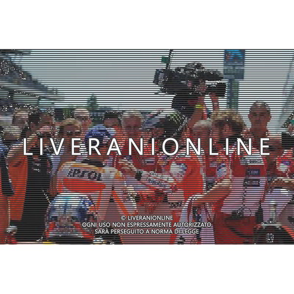 10/06/2017 ircuito di Barcellona, Montmel˜, Catalunya, Spagna.Dani Pedrosa e Jorge Lorenzo FOTO G. PIAZZOLLA-AG ALDO LIVERANI SAS