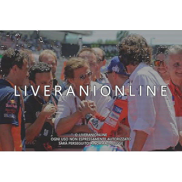 10/06/2017 ircuito di Barcellona, Montmel˜, Catalunya, Spagna.Sete Gibernau e Jorge Lorenzo FOTO G. PIAZZOLLA-AG ALDO LIVERANI SAS