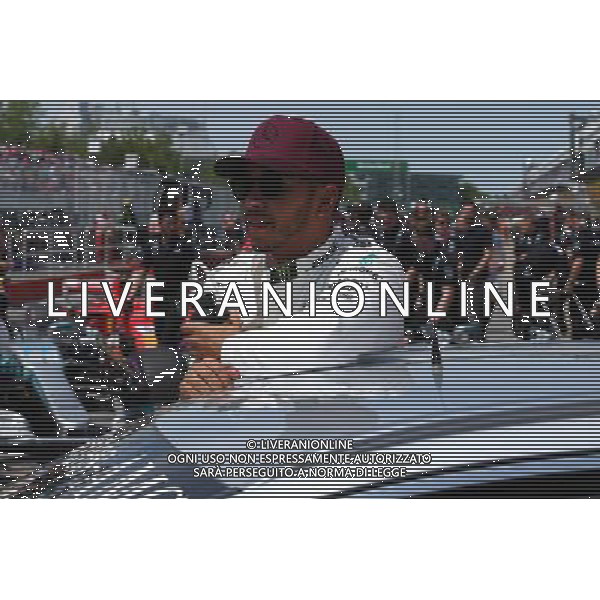 Pole for Lewis Hamilton (GBR) Mercedes AMG F1. 10.06.2017. Formula 1 World Championship, Rd 7, Canadian Grand Prix, Montreal, Canada, Qualifying Day. AG ALDO LIVERANI SAS ONLY ITALY