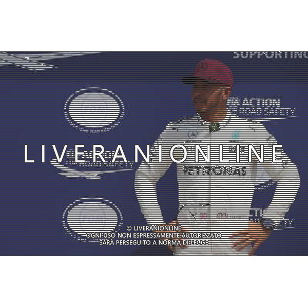 Pole for Lewis Hamilton (GBR) Mercedes AMG F1. 10.06.2017. Formula 1 World Championship, Rd 7, Canadian Grand Prix, Montreal, Canada, Qualifying Day. AG ALDO LIVERANI SAS ONLY ITALY