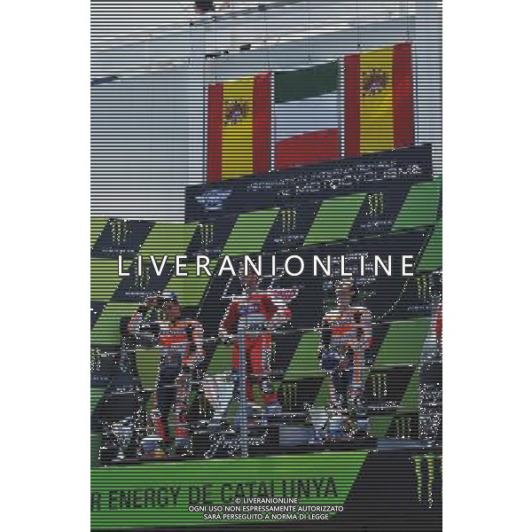 MOTOMONDIALE, GRAN PREMIO DE CATALUNYA 2017, BARCELLONA 11- GIUGNO 2017, MOTOGP,GARA E PODIO, NELLA FOTO: ANDREA DOVIZIOSO Â©IEMMI / AGENZIA ALDO LIVERANI SAS - Motomondiale Circuito di Barcellona, Catalunia, Spagna Gara MotoGp 11/06/2017