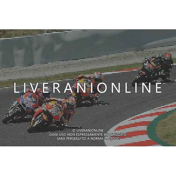 MOTOMONDIALE, GRAN PREMIO DE CATALUNYA 2017, BARCELLONA 11- GIUGNO 2017, MOTOGP,GARA E PODIO, NELLA FOTO: FASE DELLA GARA Â©IEMMI / AGENZIA ALDO LIVERANI SAS - Motomondiale Circuito di Barcellona, Catalunia, Spagna Gara MotoGp 11/06/2017