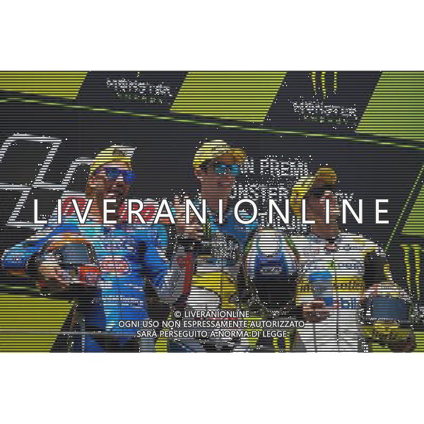 11/06/2017 Circuito di Barcellona, Catalunya, Spagna,Mattia Pasini, Alex Marquez, Thom Luthi Â©PIAZZOLLA / AGENZIA ALDO LIVERANI SAS - Motomondiale Circuito di Barcellona, Catalunia, Spagna Gara Moto2 11/06/2017
