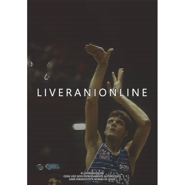 RETROSPETTIVA STEFANO RUSCONI BASKET NELLA FOTO STEFANO RUSCONI CON LA MAGLIA DI VARESE AG ALDO LIVERANI SAS