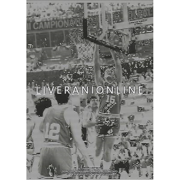 RETROSPETTIVA STEFANO RUSCONI BASKET NELLA FOTO STEFANO RUSCONI CON LA MAGLIA DELLA NAZIONALE ITALIANA AG ALDO LIVERANI SAS