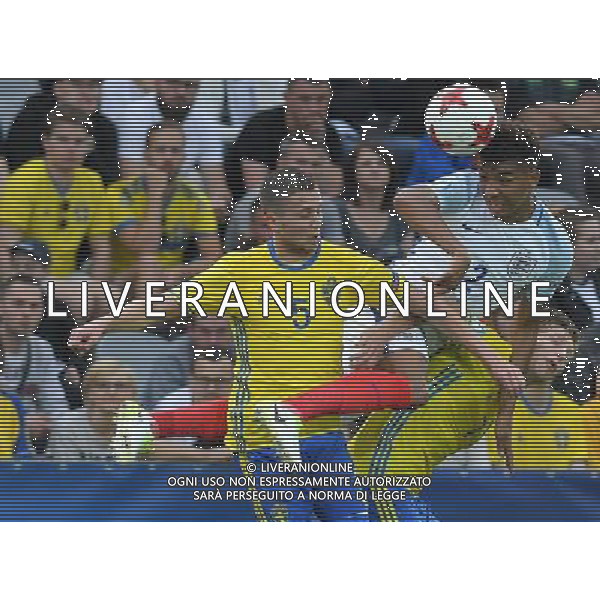 UEFA Campionato Europeo Under 21 Polonia 2017 Gruppo A Kielce (Polonia) - 16.06.2017 Svezia-Inghilterra Nella Foto:mason holgate - adam lundqvist - alexander fransson /Ph.Vitez-Ag. Aldo Liverani