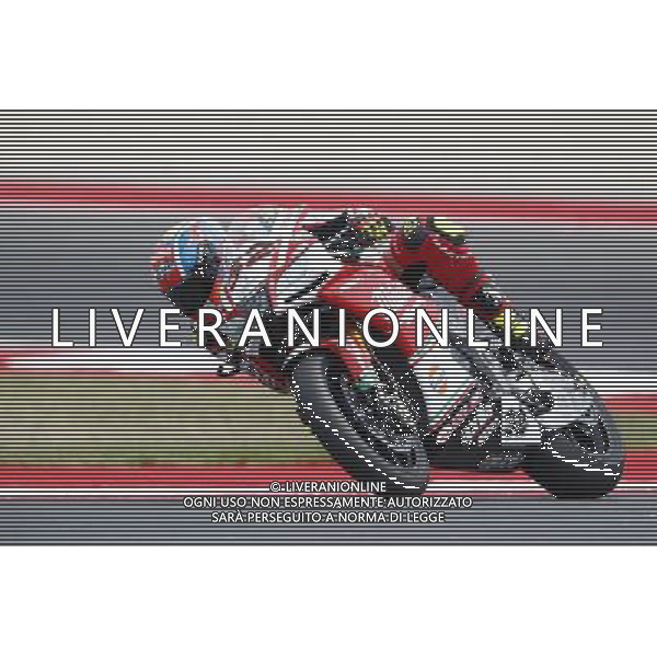 Misano - Campionato Mondiale Superbike 16/06/2017 nella foto: Lorenzo Savadori (Milwaukee Aprilia) Â©Claudio Zamagni/Agenzia Aldo Liverani Lorenzo Savadori (Milwaukee Aprilia) during Free Practice sesion of the Superbike World Championship Pirelli Riviera di Rimini Round at Misano World Circuit Marco Simoncelli June 16. 2017 in Misano Adriatico Photo credit by Claudio Zamagni/Aldo Liverani Photo Agency / AGENZIA ALDO LIVERANI SAS