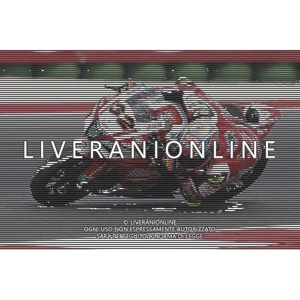 Misano - Campionato Mondiale Superbike 16/06/2017 nella foto: Lorenzo Savadori (Milwaukee Aprilia) Â©Claudio Zamagni/Agenzia Aldo Liverani Lorenzo Savadori (Milwaukee Aprilia) during Free Practice sesion of the Superbike World Championship Pirelli Riviera di Rimini Round at Misano World Circuit Marco Simoncelli June 16. 2017 in Misano Adriatico Photo credit by Claudio Zamagni/Aldo Liverani Photo Agency / AGENZIA ALDO LIVERANI SAS