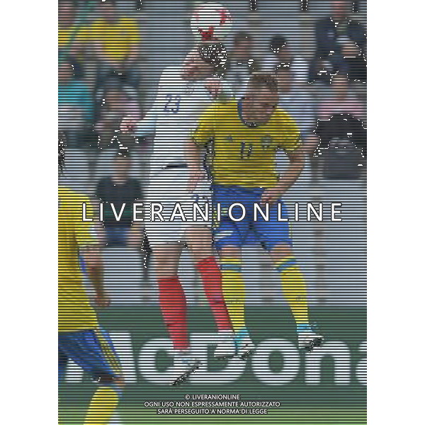 UEFA Campionato Europeo Under 21 Polonia 2017 Gruppo A Kielce (Polonia) - 16.06.2017 Svezia-Inghilterra Nella Foto:alfie mawson - gustav engvall /Ph.Vitez-Ag. Aldo Liverani
