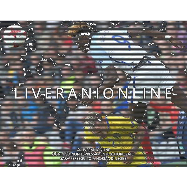 UEFA Campionato Europeo Under 21 Polonia 2017 Gruppo A Kielce (Polonia) - 16.06.2017 Svezia-Inghilterra Nella Foto:tammy abraham - linus wahlqvist /Ph.Vitez-Ag. Aldo Liverani