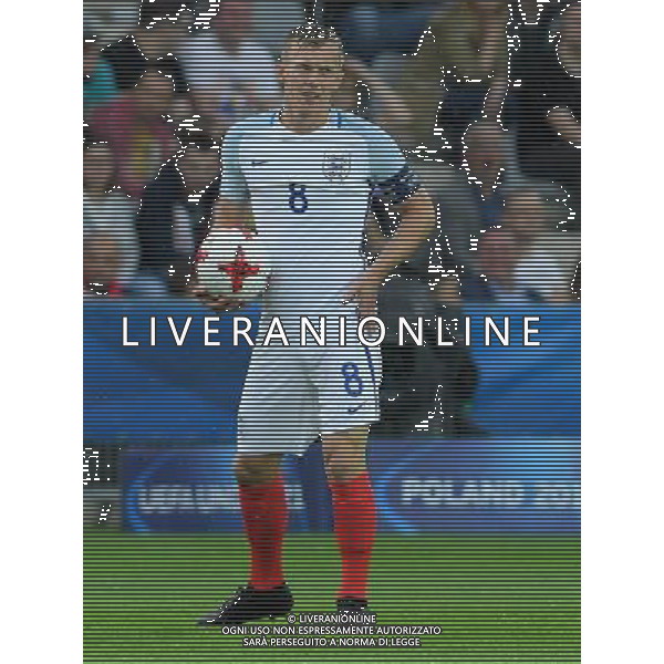 UEFA Campionato Europeo Under 21 Polonia 2017 Gruppo A Kielce (Polonia) - 16.06.2017 Svezia-Inghilterra Nella Foto:James Ward-Prowse /Ph.Vitez-Ag. Aldo Liverani