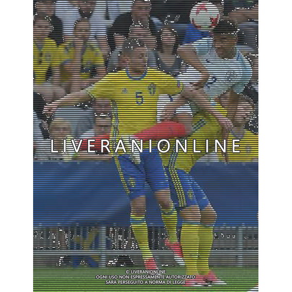 UEFA Campionato Europeo Under 21 Polonia 2017 Gruppo A Kielce (Polonia) - 16.06.2017 Svezia-Inghilterra Nella Foto:Mason Holgate - Adam Lundqvist - Alexander Fransson /Ph.Vitez-Ag. Aldo Liverani