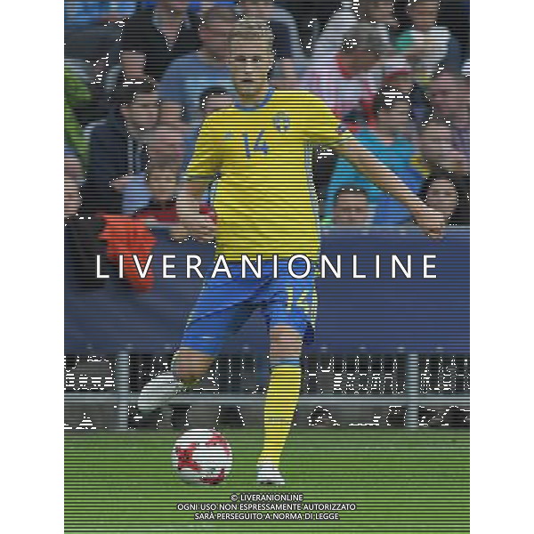 UEFA Campionato Europeo Under 21 Polonia 2017 Gruppo A Kielce (Polonia) - 16.06.2017 Svezia-Inghilterra Nella Foto:Filip Dagerstal /Ph.Vitez-Ag. Aldo Liverani