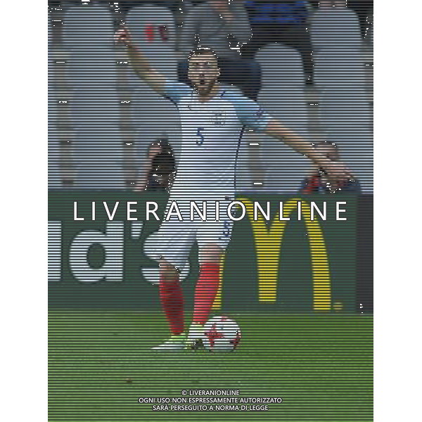 UEFA Campionato Europeo Under 21 Polonia 2017 Gruppo A Kielce (Polonia) - 16.06.2017 Svezia-Inghilterra Nella Foto:Calum Chambers /Ph.Vitez-Ag. Aldo Liverani