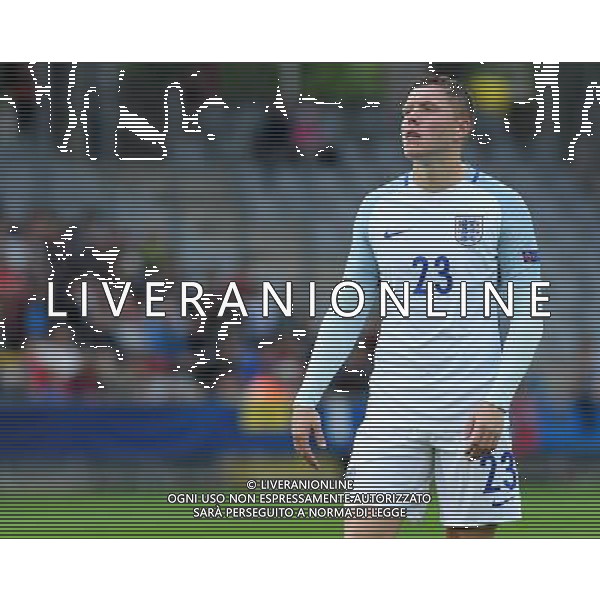 UEFA Campionato Europeo Under 21 Polonia 2017 Gruppo A Kielce (Polonia) - 16.06.2017 Svezia-Inghilterra Nella Foto:Alfie Mawson /Ph.Vitez-Ag. Aldo Liverani
