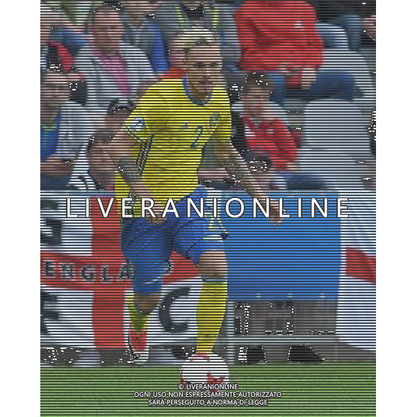 UEFA Campionato Europeo Under 21 Polonia 2017 Gruppo A Kielce (Polonia) - 16.06.2017 Svezia-Inghilterra Nella Foto:Linus Wahlqvist /Ph.Vitez-Ag. Aldo Liverani