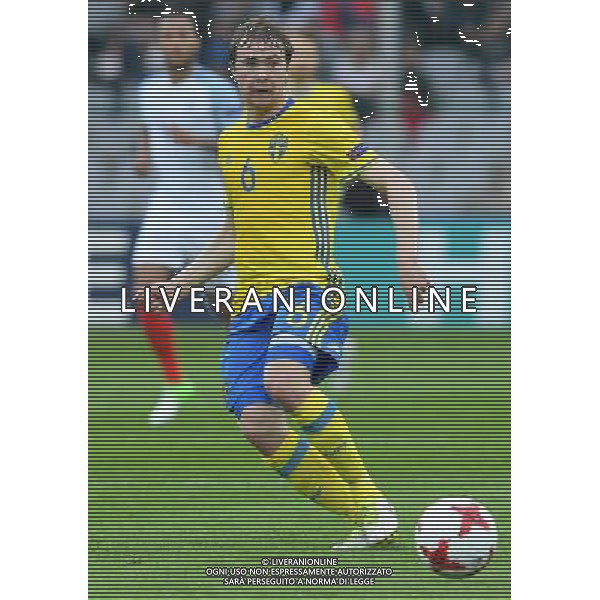 UEFA Campionato Europeo Under 21 Polonia 2017 Gruppo A Kielce (Polonia) - 16.06.2017 Svezia-Inghilterra Nella Foto:Simon Tibbling /Ph.Vitez-Ag. Aldo Liverani