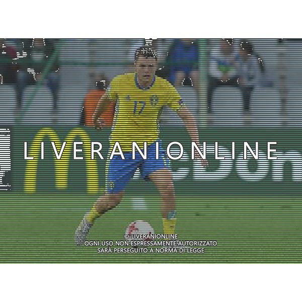 UEFA Campionato Europeo Under 21 Polonia 2017 Gruppo A Kielce (Polonia) - 16.06.2017 Svezia-Inghilterra Nella Foto:Kerim Mrabti /Ph.Vitez-Ag. Aldo Liverani