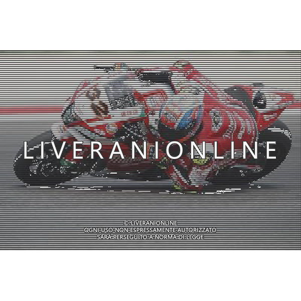 Misano - Campionato Mondiale Superbike 16/06/2017 nella foto: Lorenzo Savadori (Milwaukee Aprilia) ©Claudio Zamagni/Agenzia Aldo Liverani Lorenzo Savadori (Milwaukee Aprilia)during Free Practice session of the Superbike World Championship Pirelli Riviera di Rimini Round at Misano World Circuit Marco Simoncelli June 16. 2017 in Misano Adriatico Photo credit by Claudio Zamagni/Aldo Liverani Photo Agency