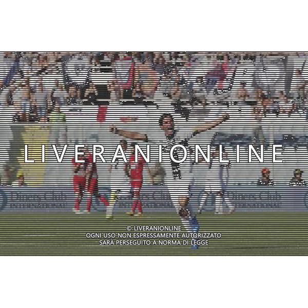 Parma - Alessandria Finale Play Off Lega Pro 17/06/2017 nella foto: esultanza di ALESSANDRO LUCARELLI ©Claudio Zamagni/Agenzia Aldo Liverani / AGENZIA ALDO LIVERANI SAS - Parma - Alessandria partita Finale Play Off Lega Pro a Firenze 17/06/2017