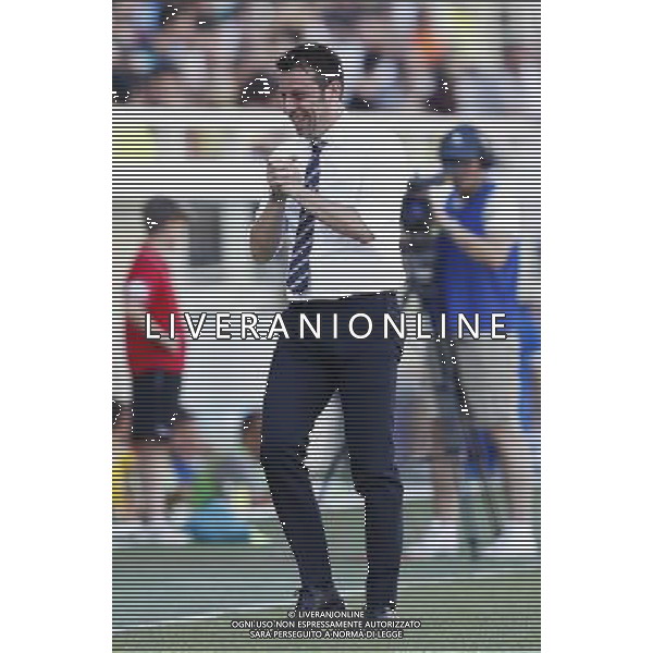 Parma - Alessandria Finale Play Off Lega Pro 17/06/2017 nella foto: esultanza di ROBERTO D\'AVERSA ALLENATORE ©Claudio Zamagni/Agenzia Aldo Liverani / AGENZIA ALDO LIVERANI SAS - Parma - Alessandria partita Finale Play Off Lega Pro a Firenze 17/06/2017